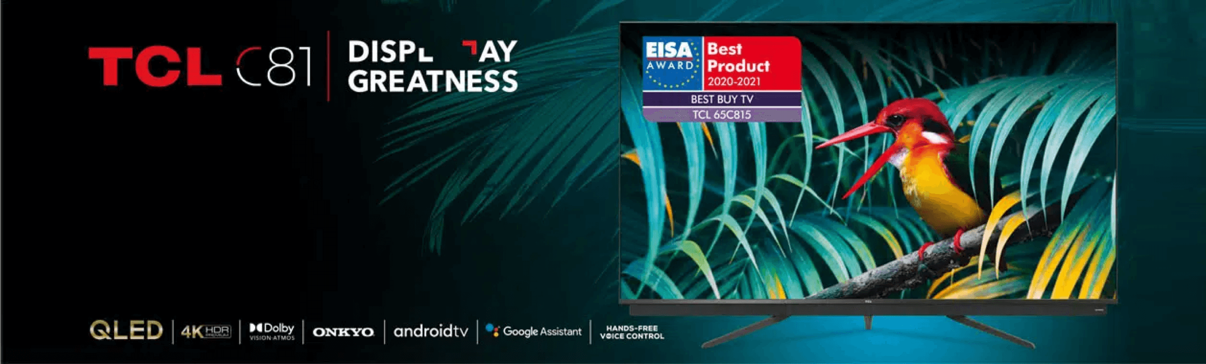 65C815 win EISA Award Best Buy 2020-2021